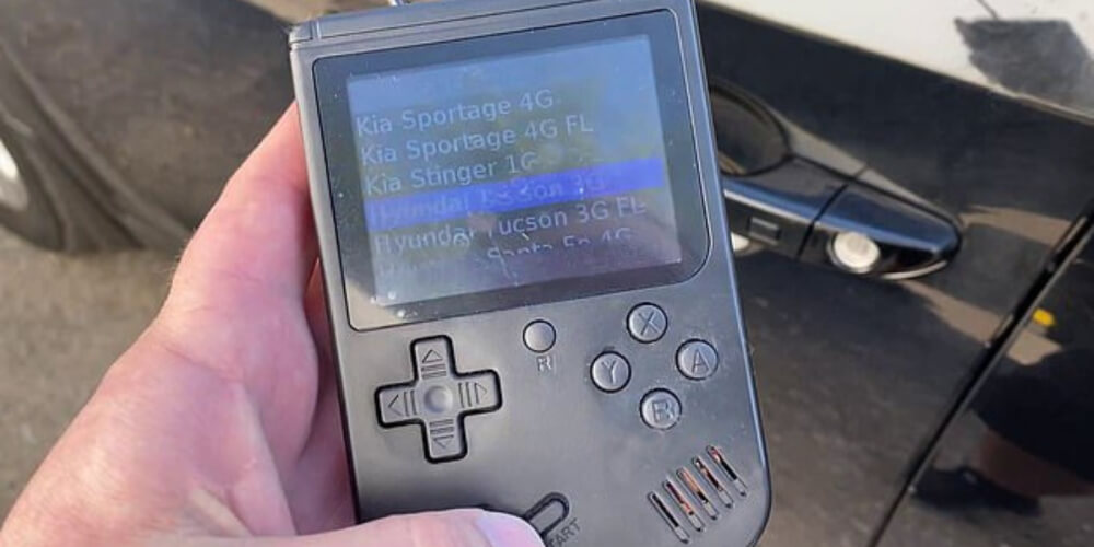 kradzież samochodu gameboy