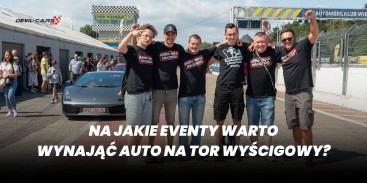 Na jakie eventy warto wynająć auto na tor wyścigowy?